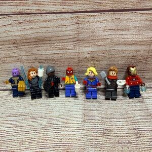 Lego Marvel Superhero Minifigure Lot Holiday Heroes